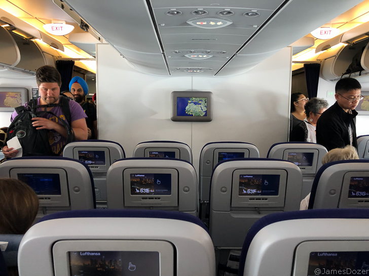 Lufthansa A380 Economy Class