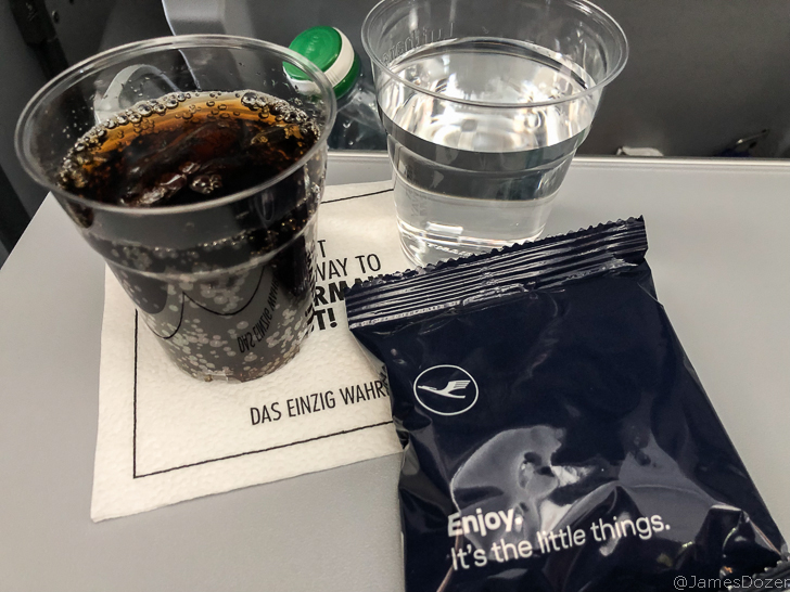 Lufthansa Economy Class meal