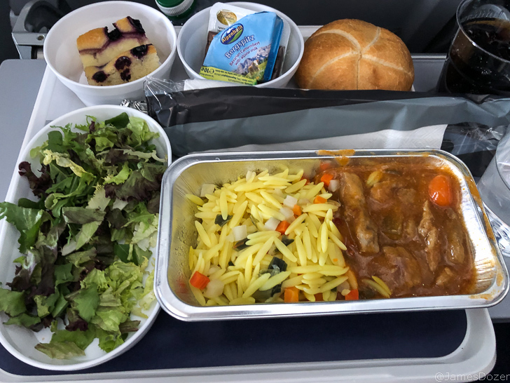 Lufthansa Economy Class meal
