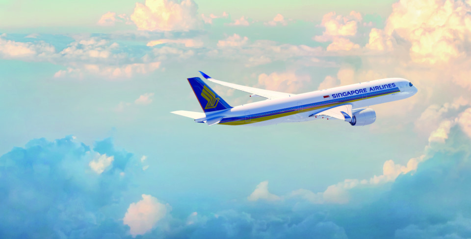 a plane flying in the sky