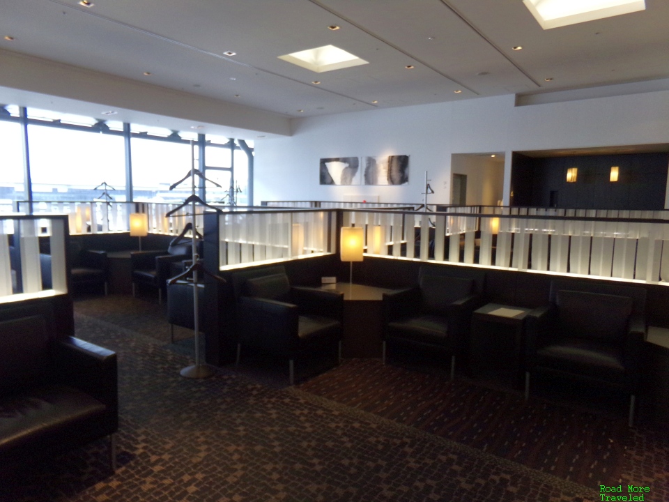 ANA Suite Lounge Tokyo Narita Satellite 5 central seating area