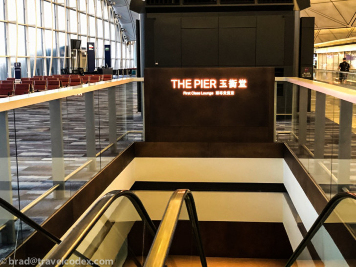 an escalator in a building