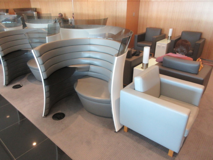a group of chairs in a room