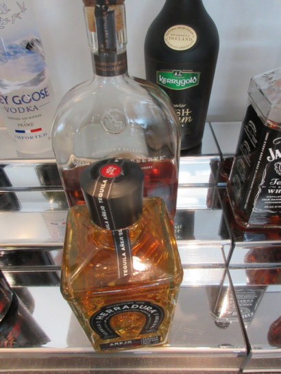 a group of bottles of alcohol