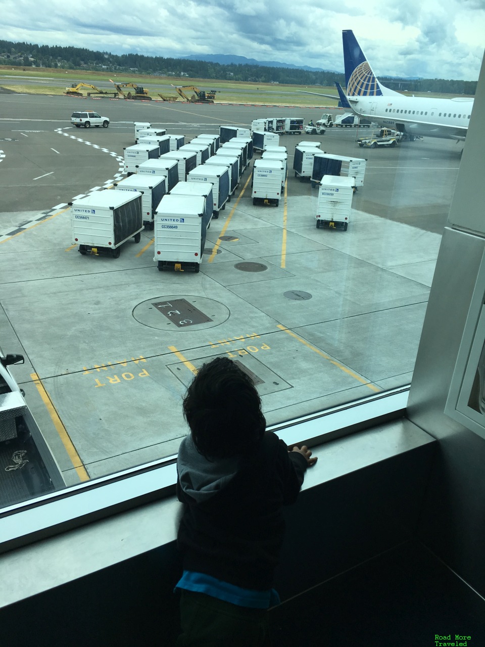 United Planespotting at PDX