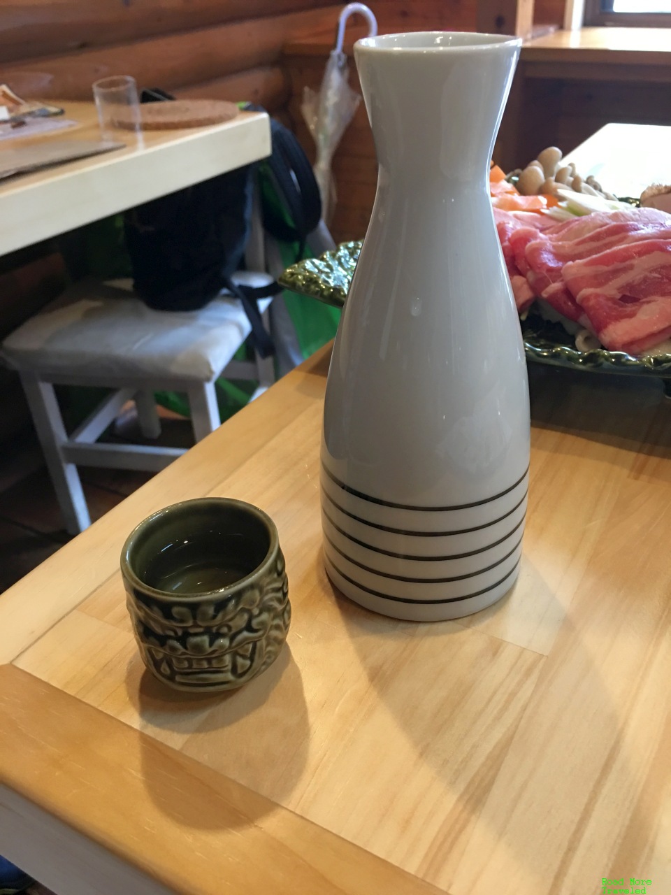 Warm sake