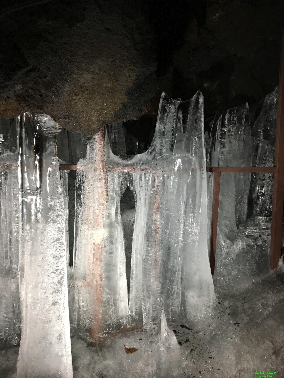 Fuji Five Lakes Region - Narusawa Ice Cave ice pillars