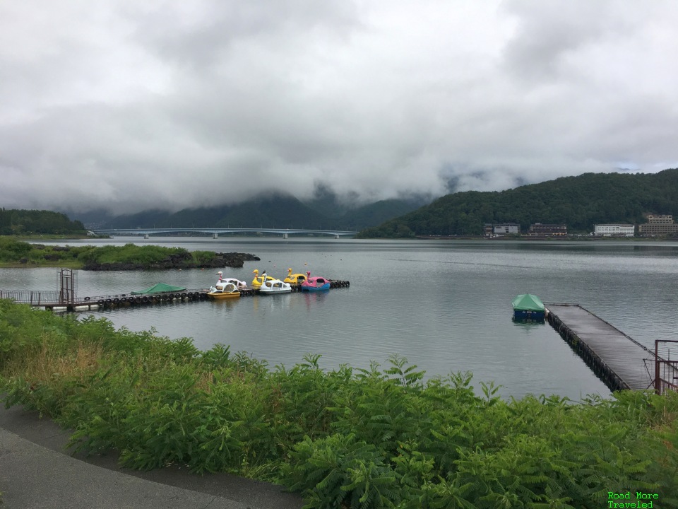 Clouds surrounding Lake Kawaguchiko