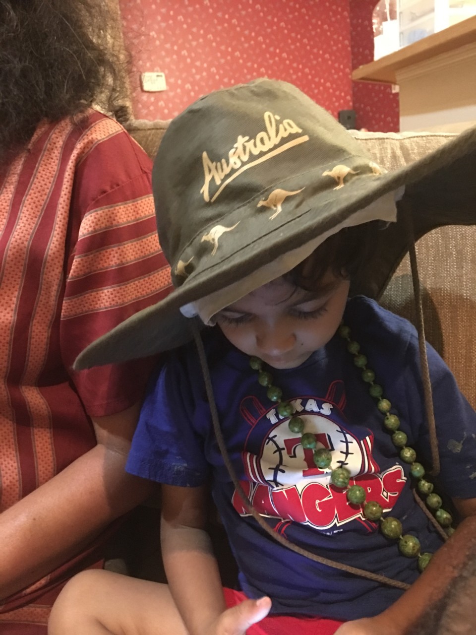 Ashok with Australia hat