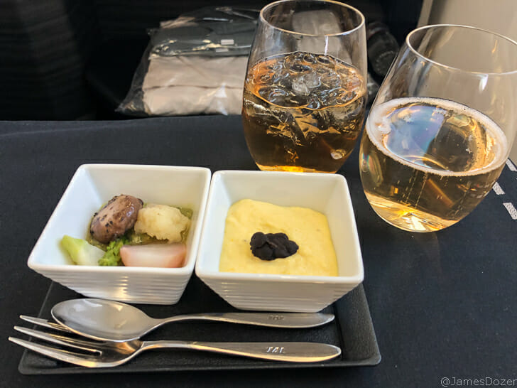 Japan Airlines Business Class meal