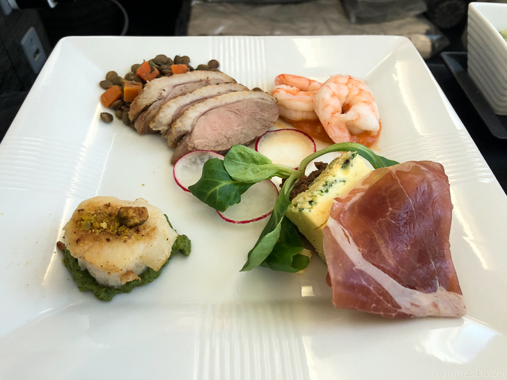 Japan Airlines Business Class meal