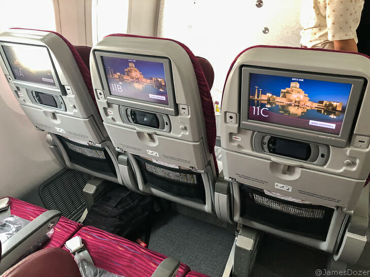 Qatar Airways Boeing 787-8 Economy Class