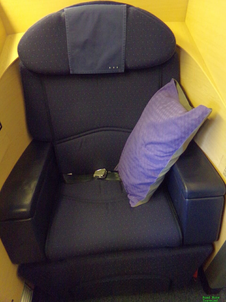 ANA First Class seat close-up