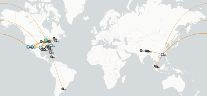 a map of the world