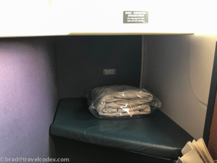 a plastic bag on a table