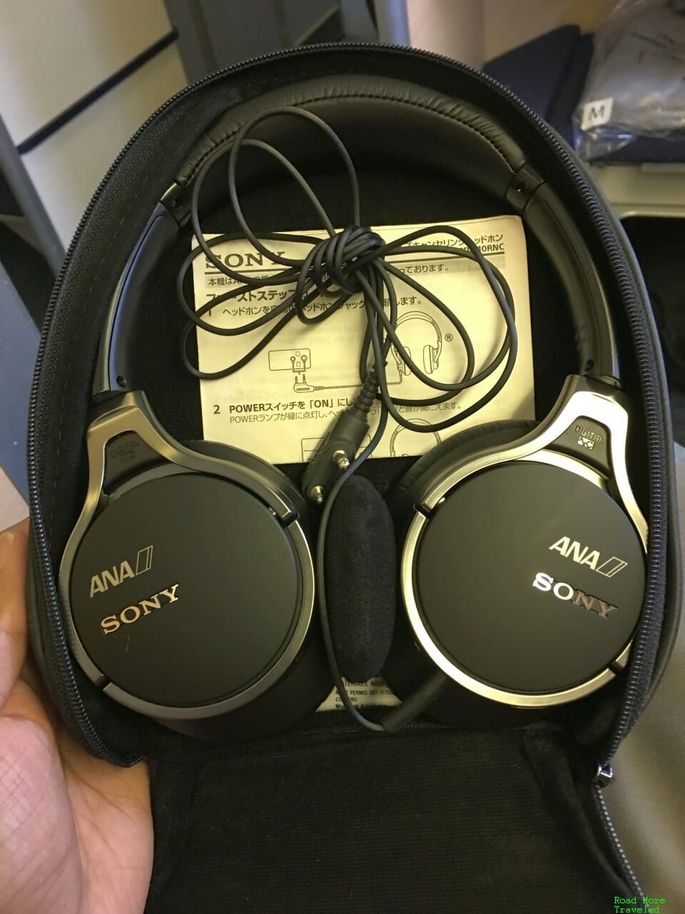 ANA First Class headphones