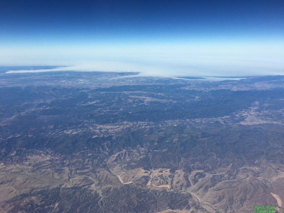 Mountains along Central California coast