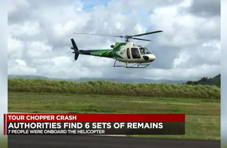 a helicopter flying over grass