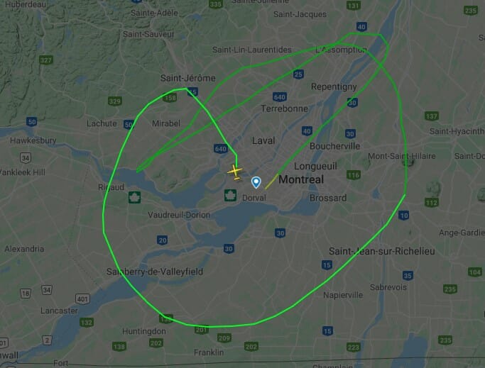 a map with green lines