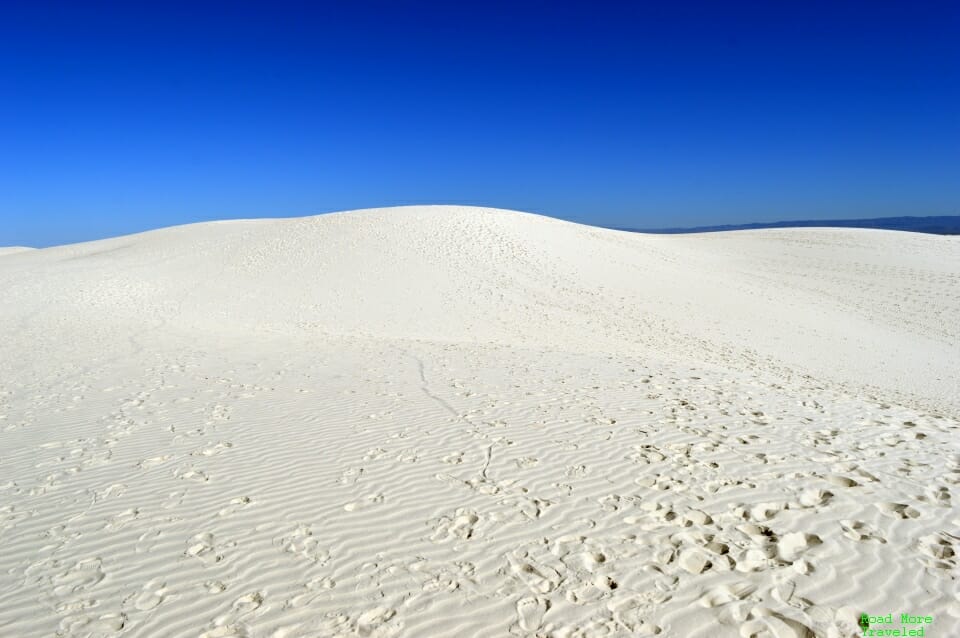 White Sands of New Mexico - heart of the dunes
