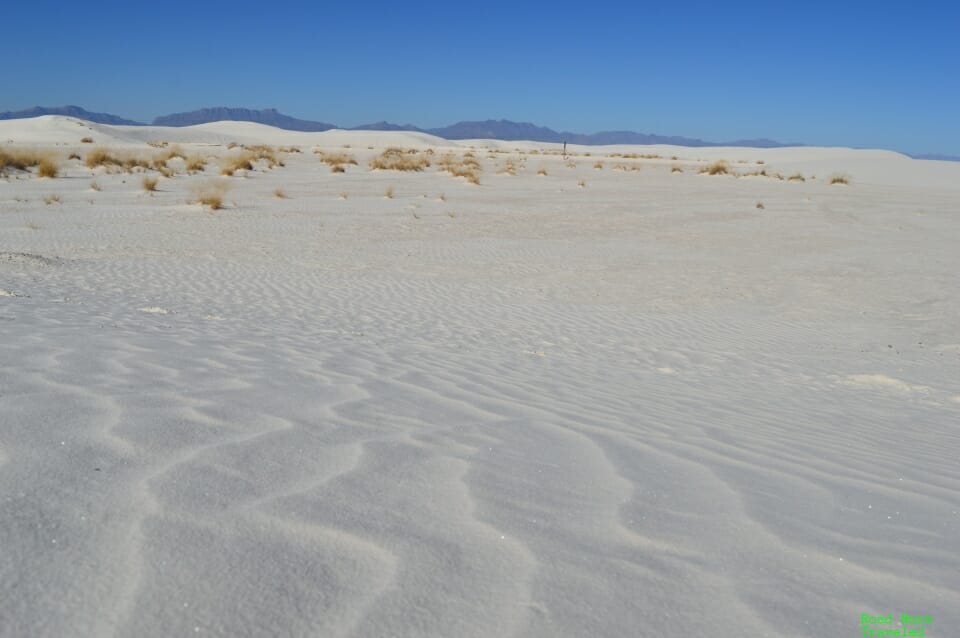 White Sands of New Mexico - shifting sands