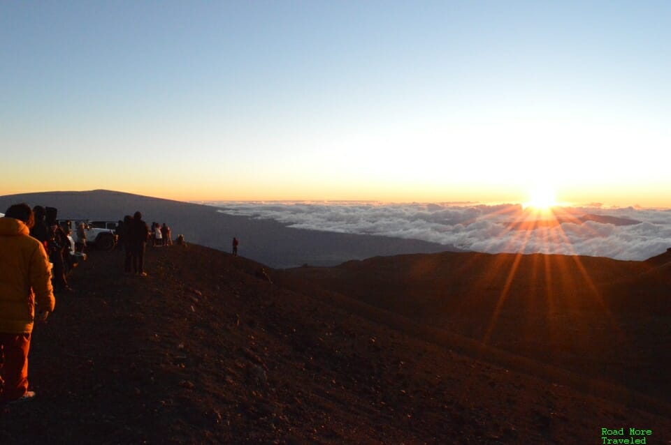 Sunset on Mauna Kea, Hawai'i