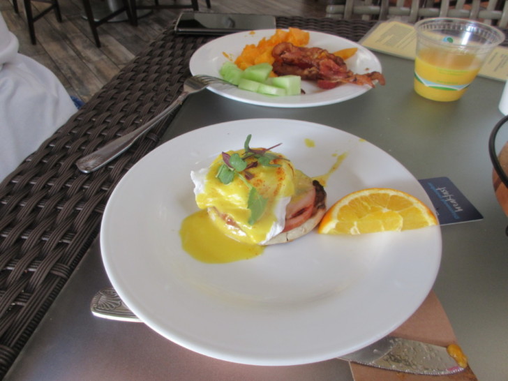 a plate of food on a table