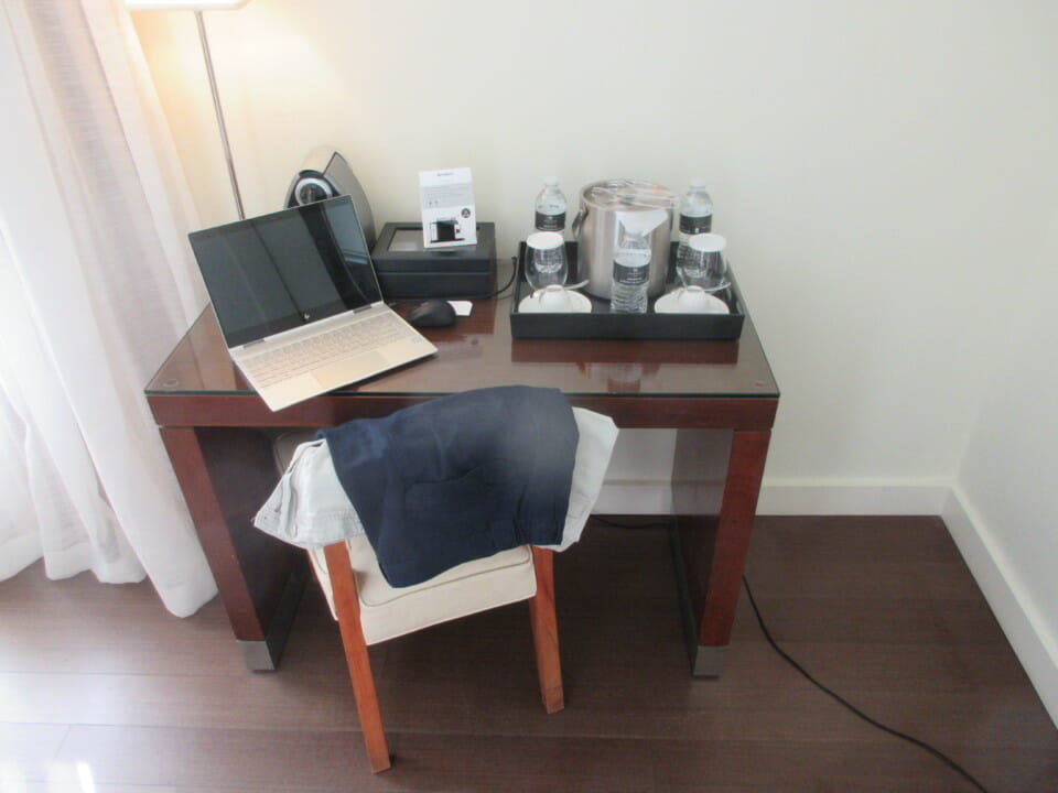 a laptop on a table