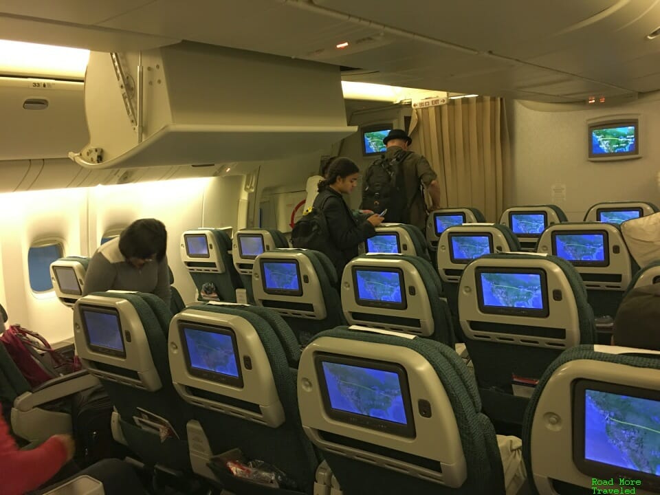 Cathay Pacific Premium Economy - seating