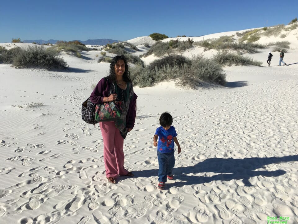 White Sands of New Mexico - Dune Life Nature Trail dunes