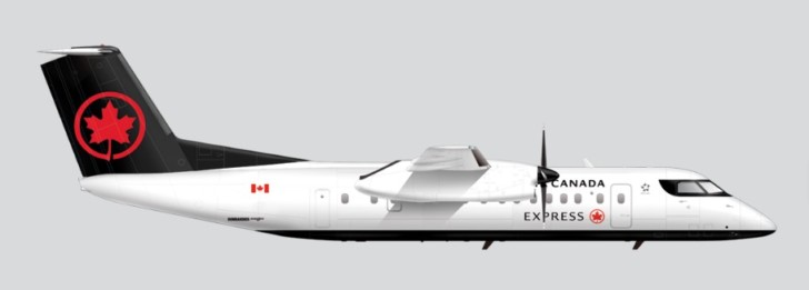 a white and black airplane