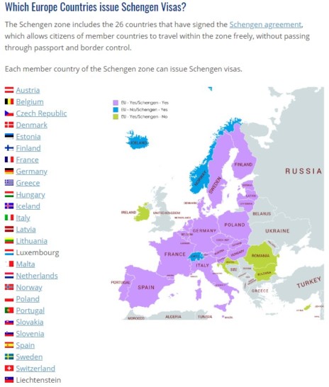 a map of europe with different countries/regions