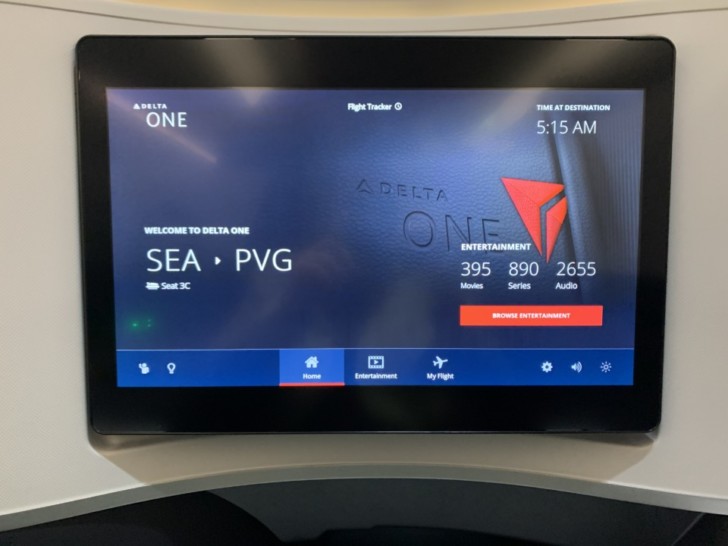 a screen on a plane