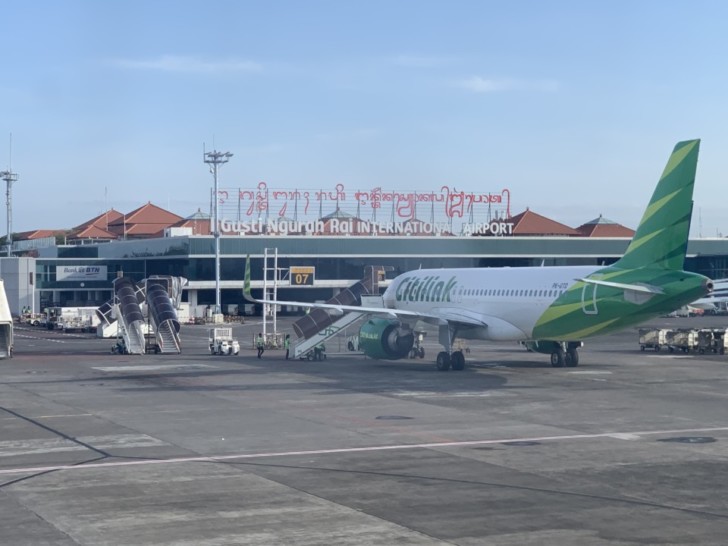 a plane on the tarmac