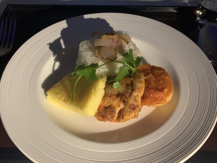a plate of food on a table