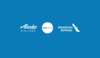 a group of logos on a blue background