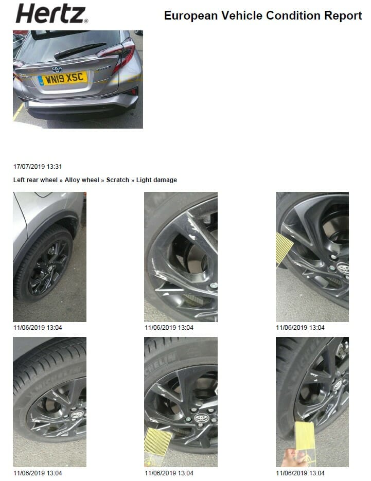 a collage of a car