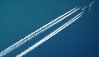 a jet flying in the sky