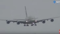 a plane flying in the sky