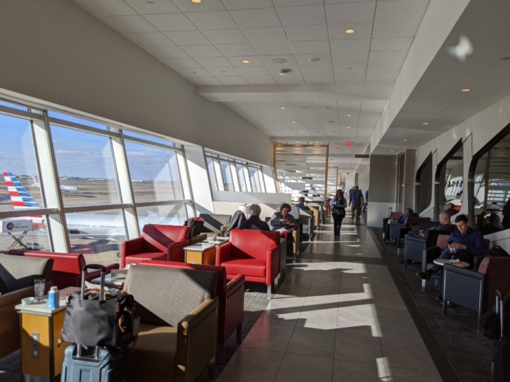 people sitting in a lounge area