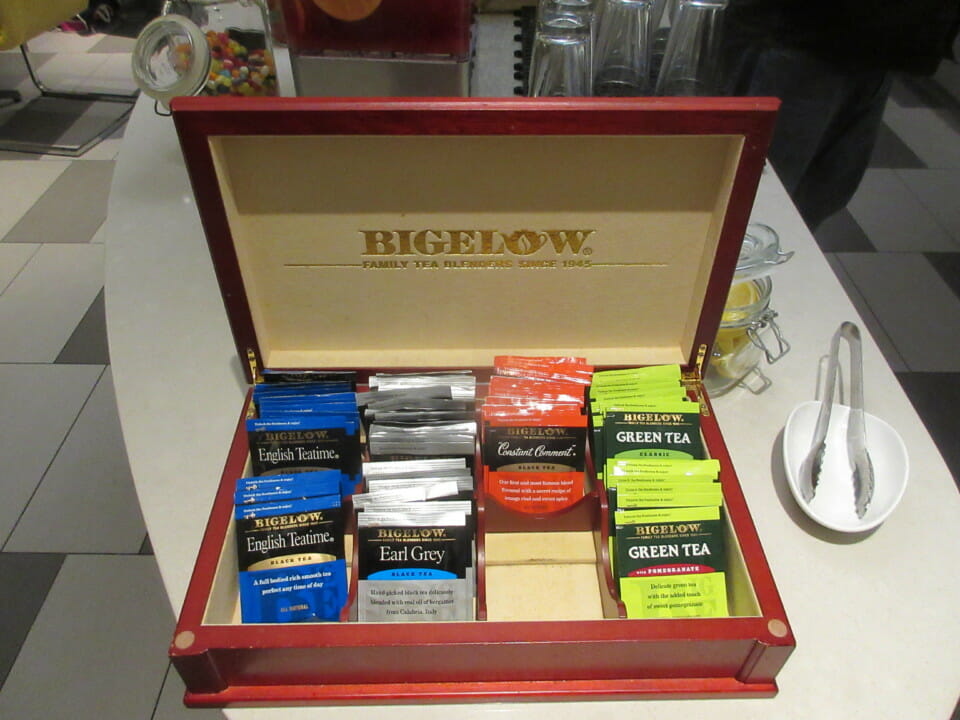 a box of tea in a box