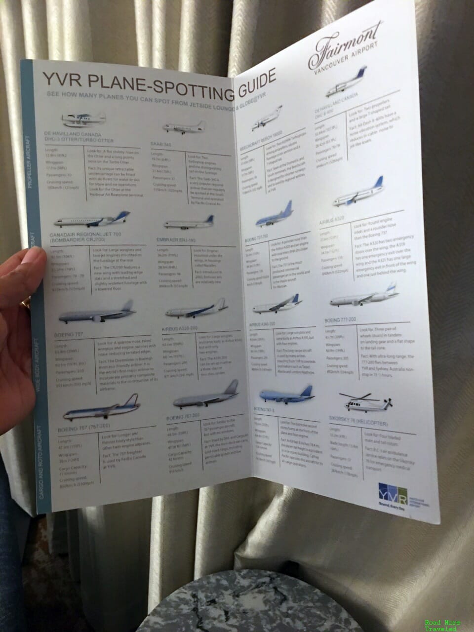 YVR planespotting guide