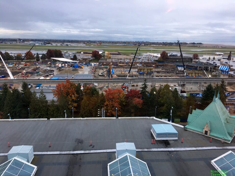 Runway view from corridor