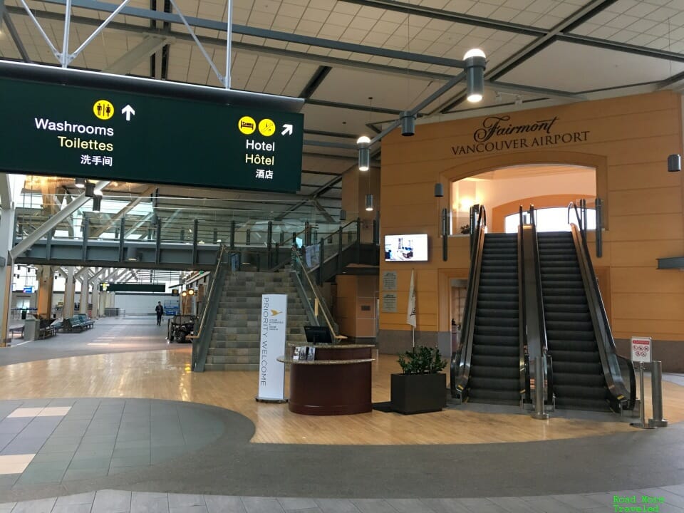 Fairmont Vancouer Airport entrance