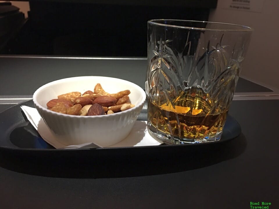 BA Club World plates and glassware