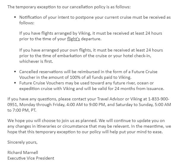 a email with a message