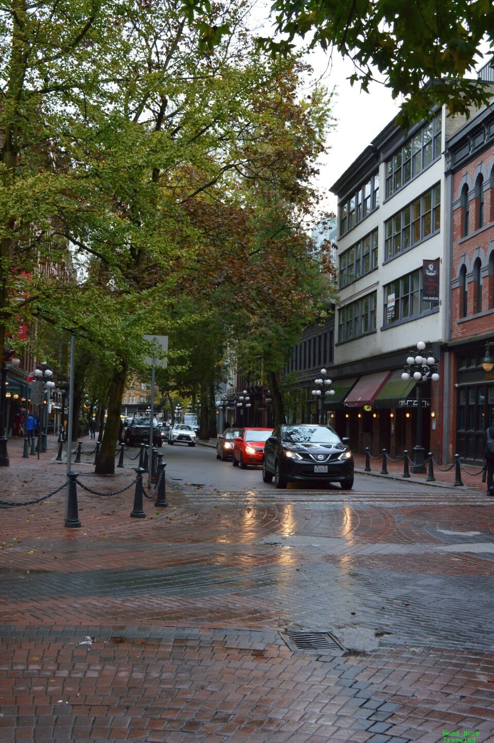 Morning walking tour of Vancouver - Water Street in Gastown