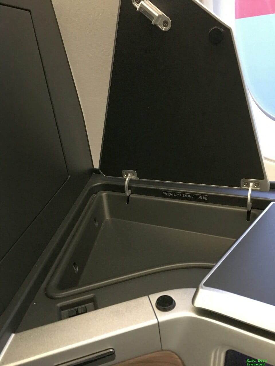 British Airways A350 Club Suite - storage bin