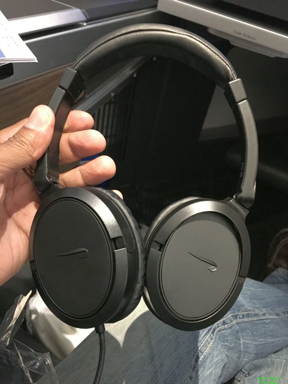 British Airways A350 Club Suite headphones