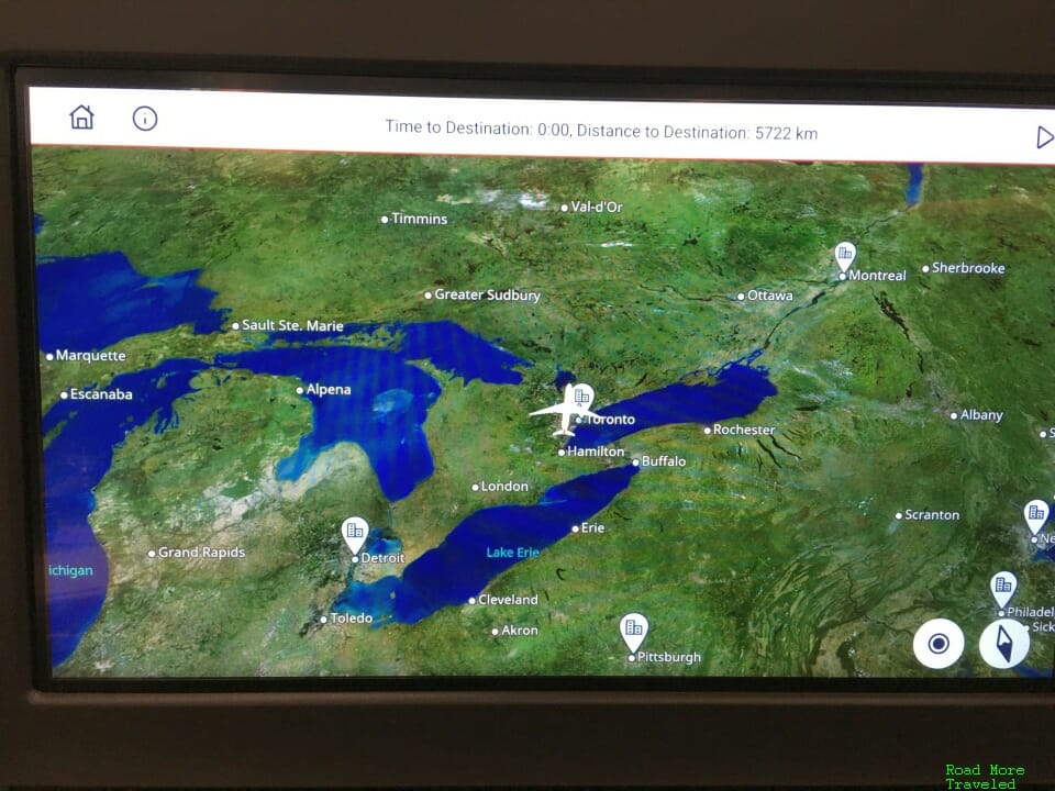 British Airways A350 flight map